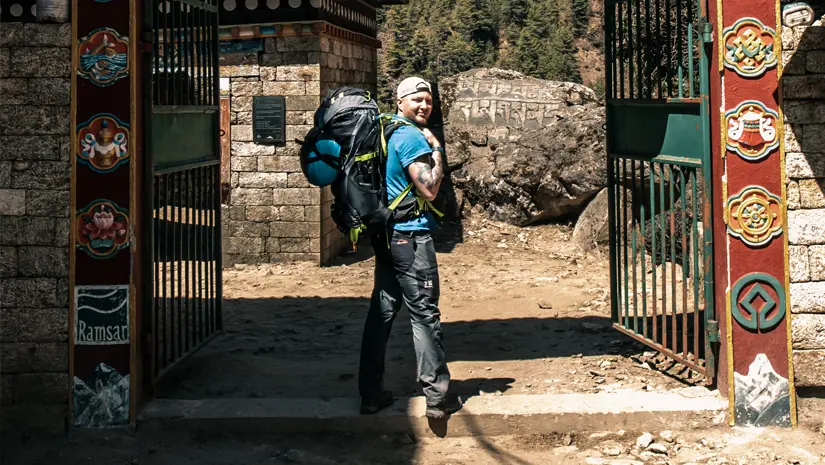 Sergiusz in National Park in Nepal